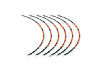 17" Wheel Stripe Set (Seal Silver Metallic)