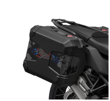 Plastic Panniers with Stickers