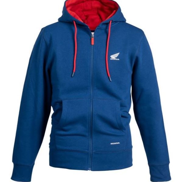 Blue Zip Hoodie