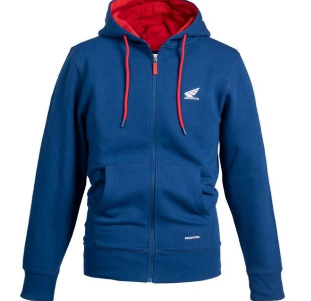 Blue Zip Up Hoodie