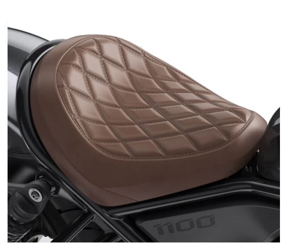 Diamond Stitched Brown Main Seat (Extra 25mm)