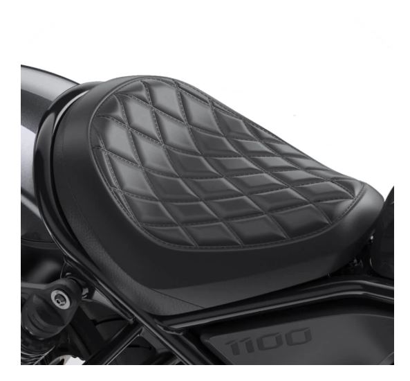 Diamond Stitched Black Main Seat (Extra 25mm)