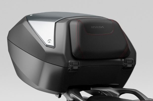 50L Top Box Pack (Grey with Red Stitching)