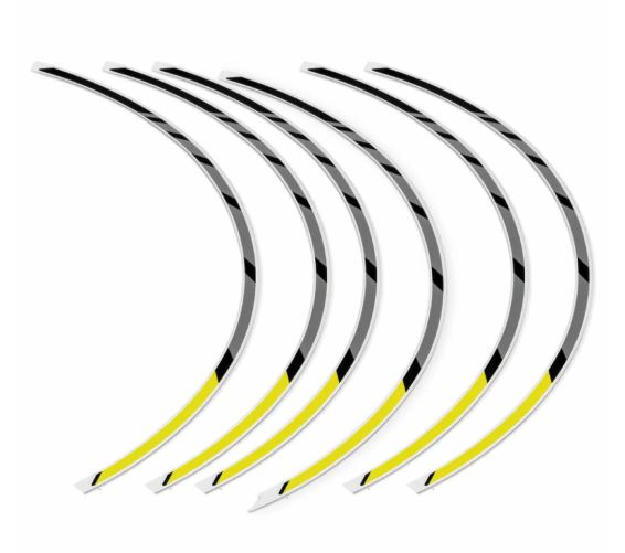 Rear Wheel Stripe (Yellow)