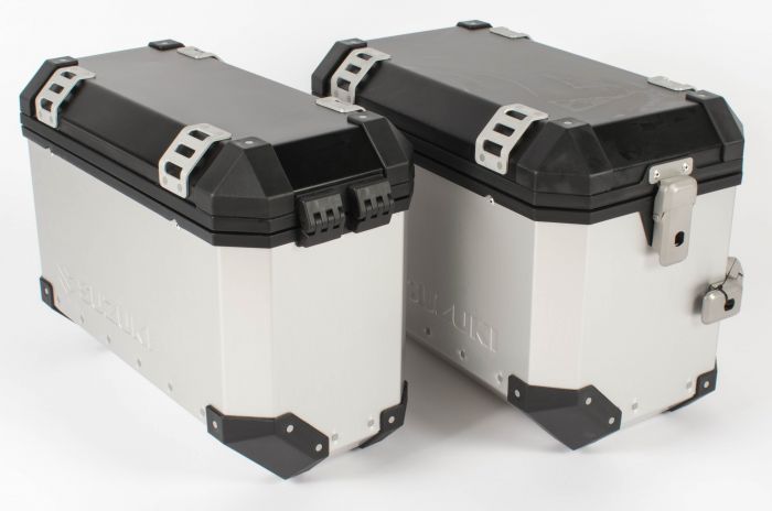 Aluminium Side Cases (Black/Silver)
