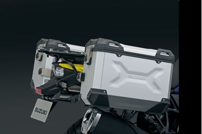 Aluminium Side Case Set (Silver)