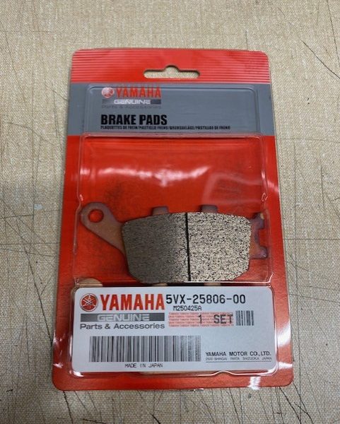 Rear Brake Pads (YZF-R1 2015- MT-10 2016-, MT-09 2014-, Tracer 900 2018-, MT-07 2015-)